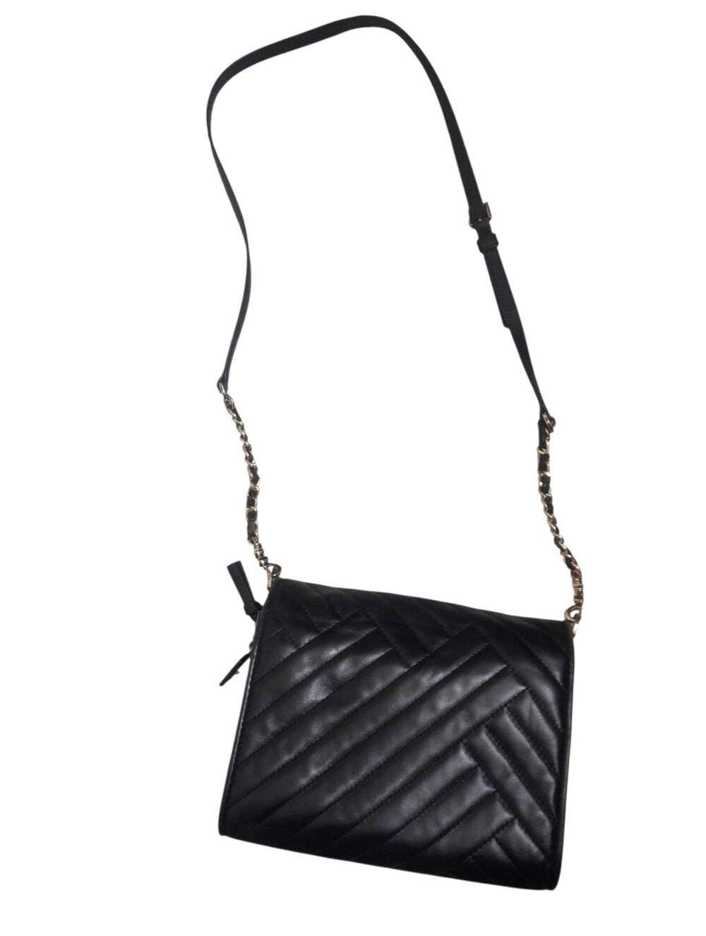 Tory Burch Black Quilted Leather Chain Shoulder Crossbody Bag - Picture 4 of 16